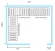 Комплект стеллажей для холодильной камеры Polair для КХН-7,71 - Вар.1